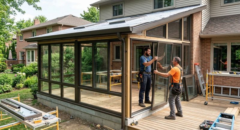 Enclosed Patio Installation